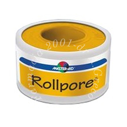 Cerotto in rocchetto master-aid rollpore tessuto non tessuto 5x2,5