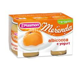 Plasmon omogeneizzato yogurt albicocca 120 g x 2 pezzi