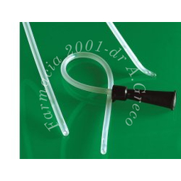 Catetere uretrale nelaton femminile ch10 lunghezza 18 cm prodotto in pvc medicale con punta distale arrotondata atraumatica