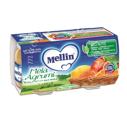 Mellin omogeneizzato mela agrumi 100 g 2 pezzi