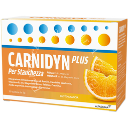 Carnidyn plus 20 bustine da 5 g gusto arancia