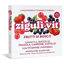 Ziguli vit fruttibosco 40 confetti