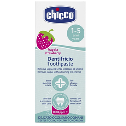 Chicco dentifricio fragola 50 ml 12m+ con fluoro