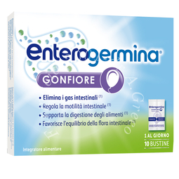 Enterogermina gonfiore 10 bustine bipartite