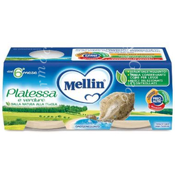 Mellin omogeneizzato platessa 2x80 g