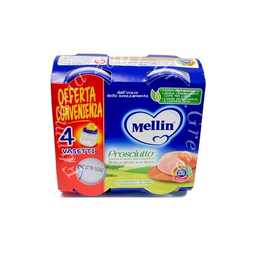 Mellin omogeneizzato prosciutto 4 x 80g