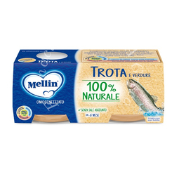 Mellin omogeneizzato trota 2 x 80 g