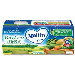 Mellin omogeneizzato verdure miste 2 x 80 g