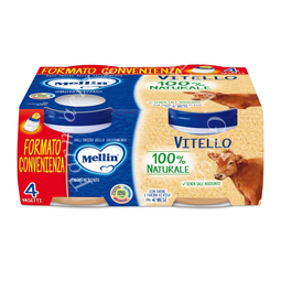 Mellin omogeneizzato vitello 4 pezzi x 80 g