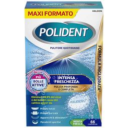 Polident intensa freschezza pulitore quotidiano 66 compresse