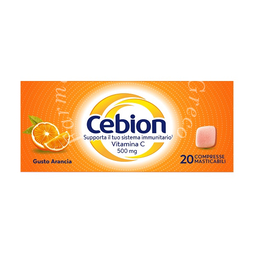 Cebion masticabile arancia vitamina c 500 mg 20 compresse