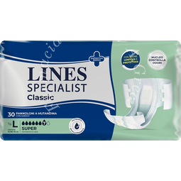 Pannolone a mutanda lines specialist classic super mg 30 pezzi