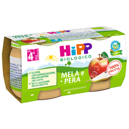 Hipp omogeneizzato mela/pera 2 x 80 g