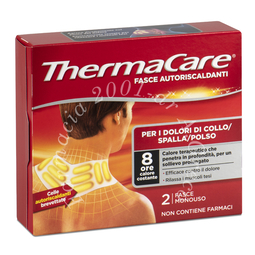 Fasce autoriscaldanti a calore terapeutico thermacare collo/spalla/polso 2 pezzi