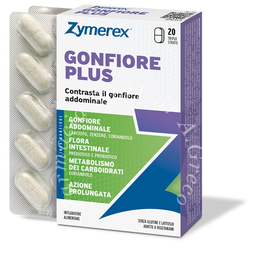 Zymerex gonfiore plus 20 compresse triplo strato senza glutine senza lattosio