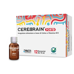 Cerebrain forte 12 flaconcini 10 ml senza glutine senza lattosio