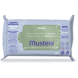 Mustela salviette detergenti 60 pezzi