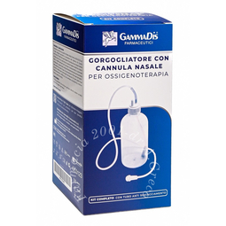Gorgogliatore per ossigenoterapia con occhiale + cannula nasale gammadis