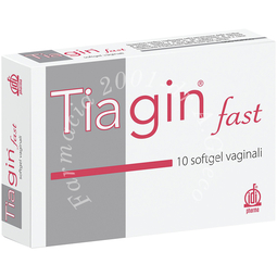Tiagin fast 10 capsule vaginali softgel