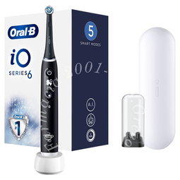 Oral-b io 6 black spazzolino elettrico + 2 refill