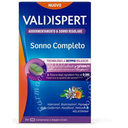Valdispert sonno completo 30 compresse a doppio strato