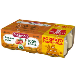 Plasmon omogeneizzato banana mela 6x80 g