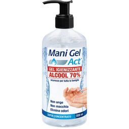 Mani gel act gel igienizzante alcool 70% 500 ml