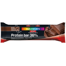 Massigen sport protein barretta 36% doppio cioccolato 35 g