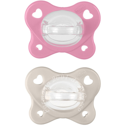 Chicco dual soft succhietto rosa 6-16 mesi 2 pezzi