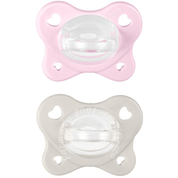 Chicco dual soft succhietto rosa 2-6 mesi 2 pezzi