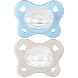Chicco dual soft succhietto azzurro 2-6 mesi 2 pezzi
