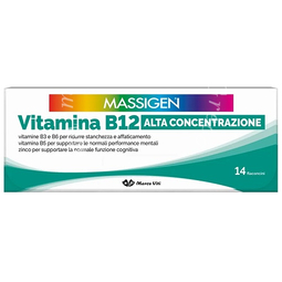 Massigen vitamina b12 alta concentrazione 14 flaconcini