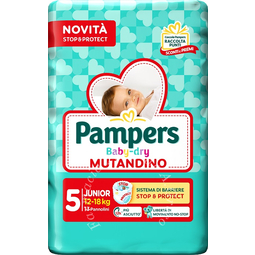 Pampers baby dry pannolino mutandina junior small pack 13 pezzi