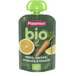 Plasmon omogeneizzato bio carota arancia limone 100 g