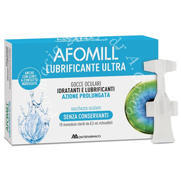 Afomill lubrificante ultra gocce oculari 10 flaconcini 0,5 ml