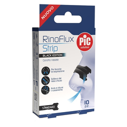 Pic solution rinoflux black edition cerotto nasale standard 10 pezzi