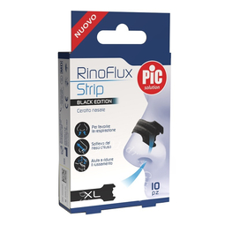 Pic solution rinoflux black edition cerotto nasale xl 10 pezzi