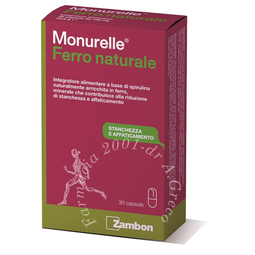 Monurelle ferro naturale 30 capsule