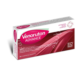 Venoruton advance 30 compresse rivestite da 1,1 g senza glutine senza lattosio