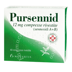Pursennid 12 mg compresse rivestite 40 compresse