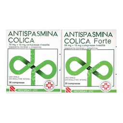 Antispasmina colica forte 50 mg + 10 mg compresse rivestite 30 compresse