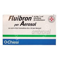 Fluibron 15 mg/2 ml soluzione da nebulizzare 20 contenitori monodose 2 ml