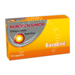 Nurofenjunior 125 mg supposte 10 supposte in blister al
