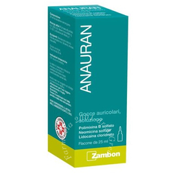 Anauran gocce auricolari, soluzione 1 flacone 25 ml