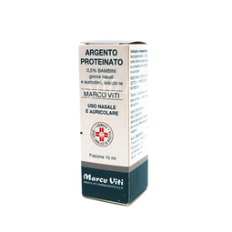 Argento proteinato 0,5% gocce nasali, soluzione flacone 10 ml
