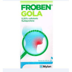 Froben gola 0,25% collutorio flacone da 160 ml