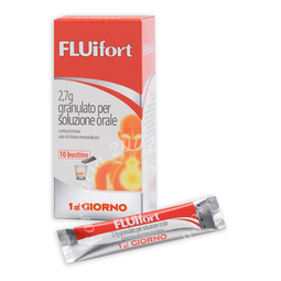 Fluifort 2,7 g granulato per soluzione orale 10 bustine