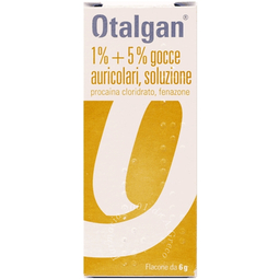 Otalgan 1% + 5% gocce auricolari, soluzione flacone da 6g
