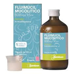 Fluimucil mucol 600 mg/15 ml sciroppo flacone 200 ml