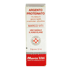 Argento proteinato 1% gocce nasali, soluzione flacone 10 ml